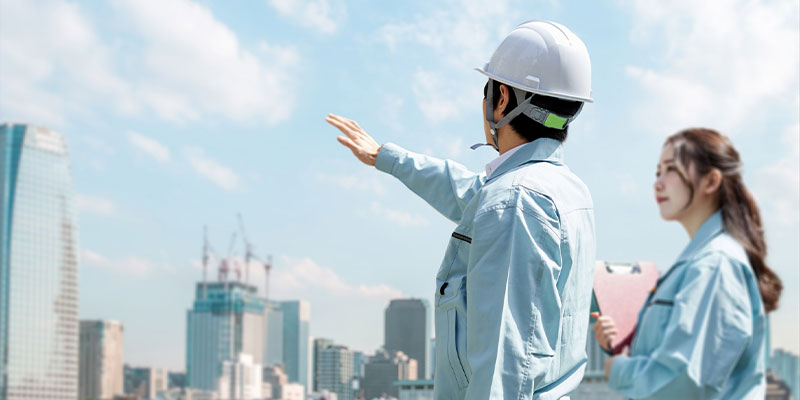 様々な工事現場を経験できます